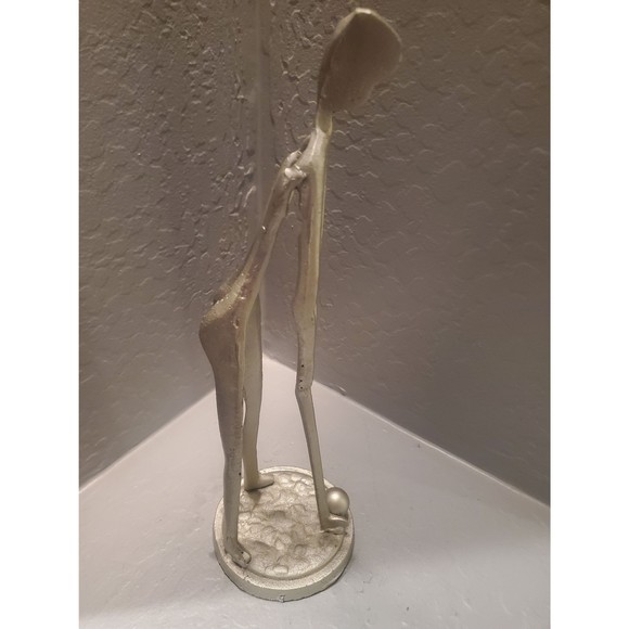 15 12 " cast iron golfer sculpture - Picture 4 of 5